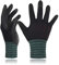 DEX FIT Premium Nylon Nitrile Work Gloves FN320, 3D-Comfort Stretchy Fit, Firm Grip, Thin & Lightweight, Durable, Breathable & Cool, Machine Washable; Black 10 (XL) 12 Pairs