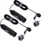 COMICA XLR micrófono CVM V02C2 XLR micrófono Lavalier cardioide de Solapa, micrófono para cámara Canon Sony Panasonic videocámaras Zoom H4n H5 H6 Tascam DR-40 registradores de DR-100 (Paquete de 2)