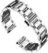 BINLUN Stainless Steel Watch Straps Thick Heavy Metal Watch Bracelets Polished Matte Brushed Finish Watch Bands Replacement for Men Women with Butterfly Clasp(Brushed Finish Silver, 20mm)