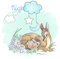 Disney Wandbild von Komar | Bambi Good Night | Kinderzimmer, Babyzimmer, Dekoration, Kunstdruck | Größe 40x50cm (Breite x Höhe) | ohne Rahmen | WB012-40x50, bunt, 40 x 50 cm