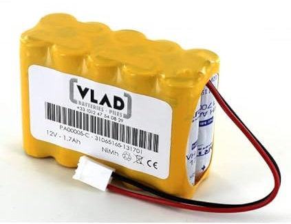 Challenger - Batterie 12V 1.7Ah NiMh pour Alarme Incendie CHALLENGER 734101 - PA00005-C