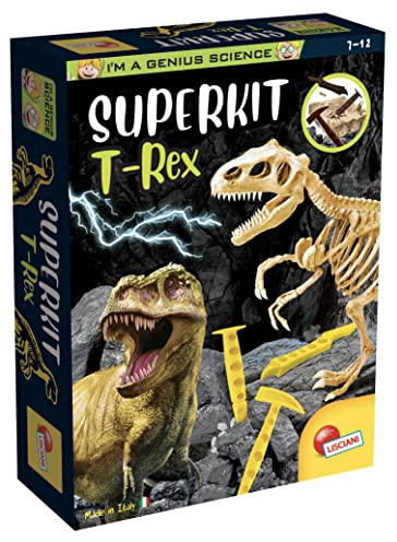 Liscianigiochi 81103 I'm a Genius Superkit T-Rex grabe und entdecke den Dinosaurier