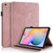 CaseFun Cover per Samsung Galaxy Tab S6 Lite 2022/2020 10.4 (SM-P610/P613/P615/P619) PU Pelle Flip Custodia a Portafoglio Cover Case, Oro Rosa