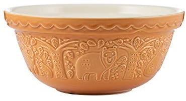 Mason Cash in The Forest 24 cm Ochre Mixing Bowl