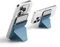 MOFT Magnetischer Handy Wallet Ständer, Veganem Leder Kartenhalter Stand Kompatibel mit Magsafe iPhone 16 15 14 13 12 Serie, 3 Betrachtungswinkel