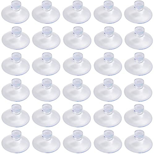 NA 50 Pz Ventose Fungo Testa Cup Ventose 20mm Trasparente PVC Gomma Ventosa Pad Senza Ganci/Extra Forte Adesivo Ventosa Holder
