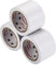sourcing map 3 Stück Rohrwickelbänder Nicht Klebend 4cm x 13m Wasserdicht Rohrschutz für Klimaanlagen, HLK Rohre PVC Weiß