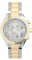 Timex Classic 38mm Armbanduhr für Damen, silberfarbenes Armband, Chronograph, Kristall, TW2V57700