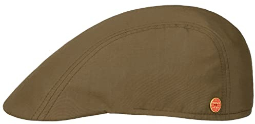 Mayser Prince Coolmax Sunblocker Flatcap Schirmmütze Schiebermütze Sonnencap Herren - Made in The EU mit Schirm, Futter Winter Herbst Frühjahr Sommer Frühling-Sommer Herbst-Winter - 59 cm Oliv