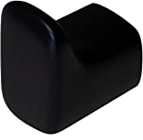 VIGOUR Handtuchhaken derby style 35 mm schwarz matt