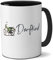 Kilala Simson Tasse, mit Dorfkind Aufdruck und S51 in grün, Name personalisiert, Geschenk für Mofafahrer und Mopedfahrer