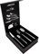 Arcos Serie Milano - Cubertería de 24 piezas en Caja de Regalo (6 Cuchillos + 12 Cucharas + 6 Tenedores) - Monoblock de una pieza en Acero Inoxidable - Color Plata