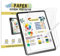 Hiins 3 Pack Papel Mate Película Protectora Compatible con iPad 10ª Generación 2022 10.9 pulgadas, película antirreflejo para dibujar, escribir.