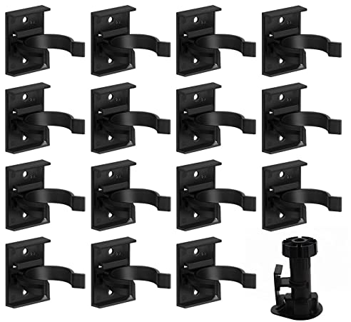 YEAweeyan 15 Stück Badpaneel-Clips, strapazierfähig, für Küchenschränke, Bettbeine, Sockelclips, Kickboard-Clips