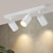 Glitzerlife Deckenleuchte 3 Flammig Deckenlampe Weiss - Deckenstrahler GU10 Modern Deckenspot Küchelampe Schwenkbar 350° MAX.25W Strahler lampe Flur Wohnzimmer Schlafzimmer (ohne Leuchtmittel)