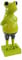colourliving Frosch Dekofigur lustiger Badefrosch grün Gartenfigur Pooldeko Froschfigur Deko Frosch Schwimmer und Nichtschwimmer (Nichtschwimmer, 30 cm)