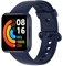 Amzpas Armband für Redmi Watch 2 Lite/Xiaomi Mi Watch 2 Lite - Weiches Silikon Sport Ersatzband Uhrenarmband für Damen und Herren (Tiefblau)