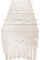Torribaly Makramee tischläufer, 35 * 180cm Boho Decke beige Table Runner, Handgewebt tischdecke tischläufer Vintage mit Langen Quasten tischdekoration, Table Runner für Holiday Nordic Home Decor