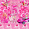 Barb 49-Teiliges Geburtstag Deko Set für 5 Jahre - Party Ballon, Tortendeko, Luftballon Helium, Happy Birthday Banner, Tischdecke, Kuchen Deko für Mädchen