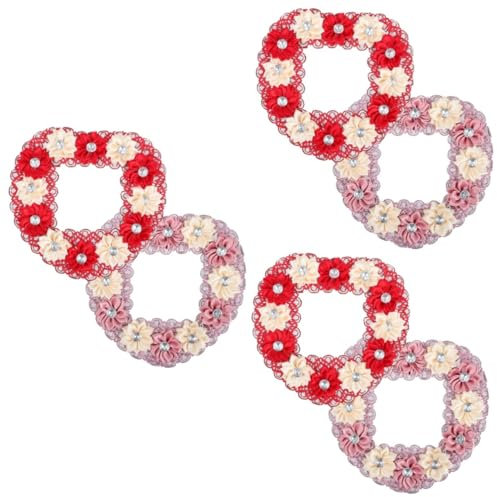 Mikikit 6 Stk Dekoration Wechseln Wandtuch Steckdosenabdeckungen Für Steckdosen Hochzeitsdekorationen Für Die Zeremonie Strass-accessoires Dimmer Aufkleber Wechseln Herzförmig Satin-