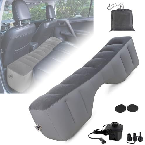Matelas Gonflable Voiture, Siège Arrière élargir Pied Rembourré, pour SUV, MPV, RV, lit de Voyage de Voiture, Lit Voiture de Camping pour Excursio