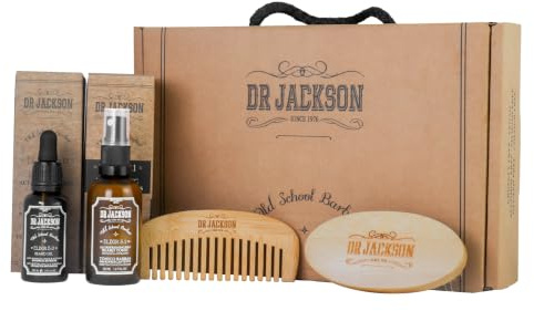 DR. JACKSON Kit Cuidado Barba Hombre, Pack Regalo Hombre