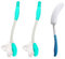 Sonhomay Extended Comfort Kit Toilet Aids Kit Butt Wiper Set With Bath Brush Toilet Wiping Tool Bottom Buddy Wiping Aid for Disabled Elderly Pregnant Physically Challenged