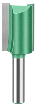 MACHSWON Straight Router Bit 8mm Shank,Double Flute Woodworking Milling Cutter Router Bits 19mm Cut Diameter 30mm Cut Length Cutting Trimming Cutter Routing Bits
