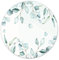 younikat dv1466 Tapis de souris rond avec motif eucalyptus I Ø 22 cm Taille standard I Antidérapant I