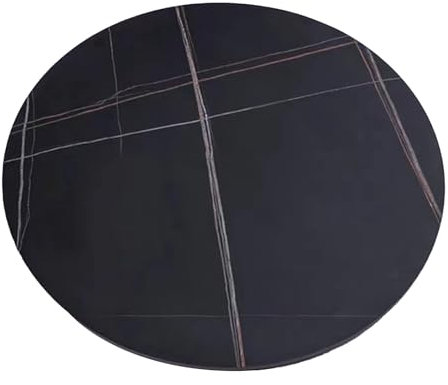 JEKKAH Steinplatten-Drehteller, runder Haushaltstisch, Esstisch-Drehteller, runde Tischplatte, runder Tisch, rotierender Stein-Drehteller, Tischplatte(85cm(33inch))