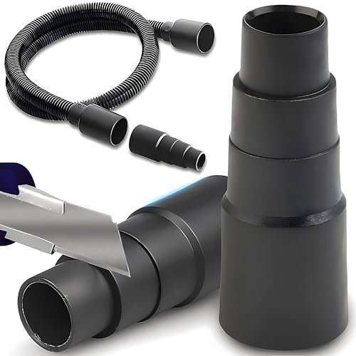 Retoo Schlauchadapter universal - Staubsaugeradapter - Schlauch Reduzierstück für z.B: Bosch, Makita, Kärcher - Für Anschluß an Staubsaugerschlauch, Polyvinylchlorid