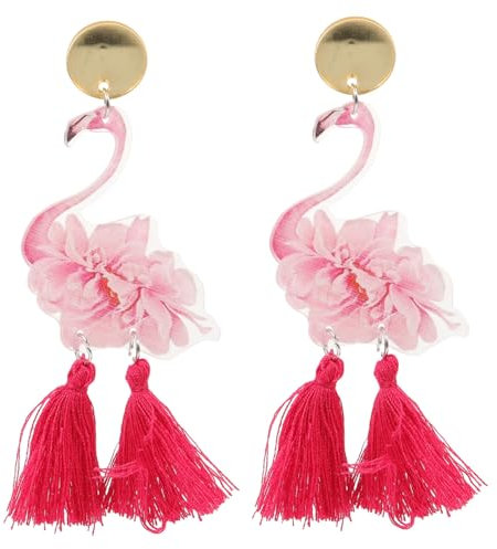 COSMEVIVI 1par Pendientes De Flamenco Diseño De Borlas Para Mujeres Joyería Decorativa Elegante y Moderna Perfectos Para Ocasiones Especiales y Uso Diario