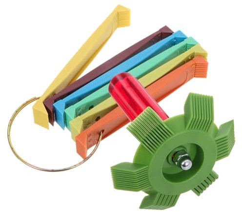 ELAYARD 2pcs Air Conditioner Fin Comb Ergonomic Design for Easy Cleaning of Units Radiators Includes Brushes Essential Maintenance Tools