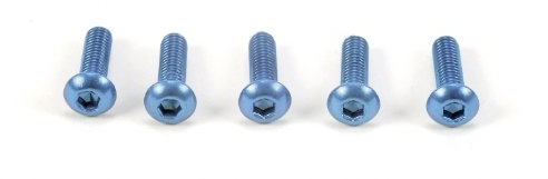 Tamiya 300053767 - Sockelschraube, 3 x 10 mm, blau