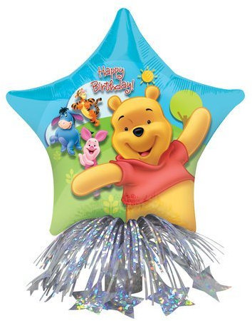 Amscan - Ballon étoile Winnie l'Ourson