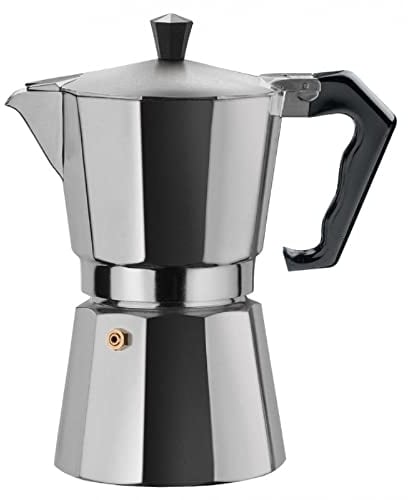 Pezzetti Italexpress 1362 Espresso Maker Glossy Aluminium for 6 Cups Silver