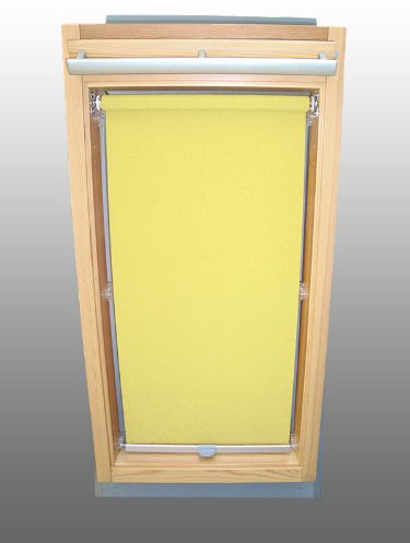 Sichtschutzrollo Rollo für Velux RHL/RHU-EP GGU,GPU,GHU,GTU P10 gelb