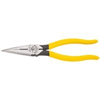 Klein Tools - D203-8 - Heavy Duty Long Nose - Side Cutting Needle Nose Pliers