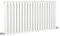 Milano Aruba White Horizontal Double Oval Panel Radiator - 635mm x 1180mm