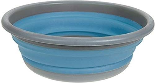 PMS SUMMIT POP FOLDING LARGE ROUND BOWL 37.5CM DIA BLUE/GREY