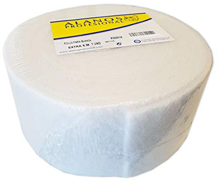 Alanos. Rollo de Estropajo Delicado No Raya. Calidad Extra para Limpieza Encimeras, Vitrocerámica, Cocina. Rollo de 6 Metros