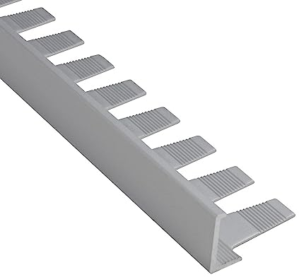 Alu L-Profil biegbar Fliesenschiene Schiene silber L270cm 12,5mm matt