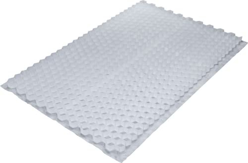 Gravel-Fix-Pro Grilles de pelouse, en plastique, blanches