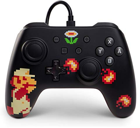 PowerA Kabel-Controller für Nintendo Switch – Retro 8-Bit Super Mario