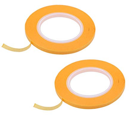 B Blesiya 2pcs Ruban Masquage pour Surfaces Délicates Rouleau, 4 mm