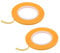 B Blesiya 2pcs Ruban Masquage pour Surfaces Délicates Rouleau, 4 mm
