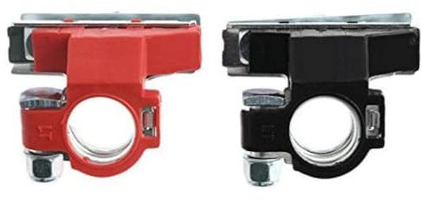 AMOYER 12V 3-way Leisure Battery Terminals Connectors Clamps Car Van Caravan Motorhome