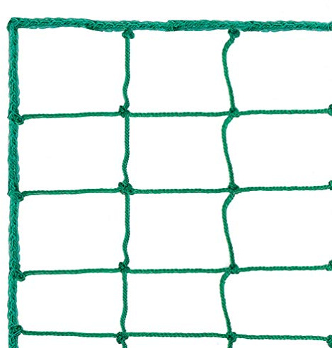 Aoneky Fußball Ballfang Netz 3x3M/3x6M /3x9M/3x12M /3x15M,10 x10 cm Masche, 2,5mm Polyethylen Seil, Sport-Übungs-Barriere-Netz, Fußball-Schlagnetz Verhindern Ball über den Zaun Fliegt
