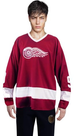 thecostumebase Howe Ice Hockey Jersey Ferris Bueller Day Off Costume Replica Shirt (XL) Red