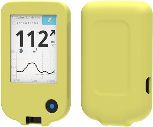 foto-kontor Case for Abbott Freestyle Libre 2 Silicone Cover yellow